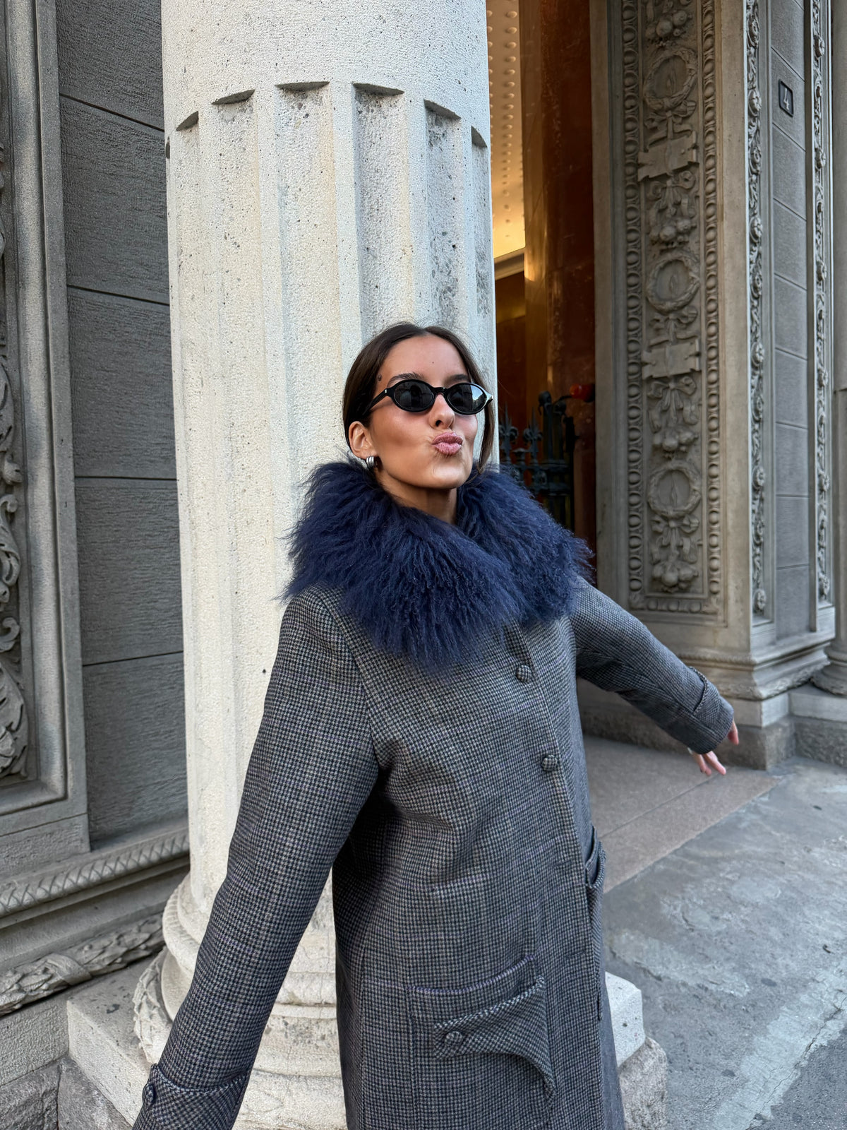 Candice Mongolian Fur Jacket