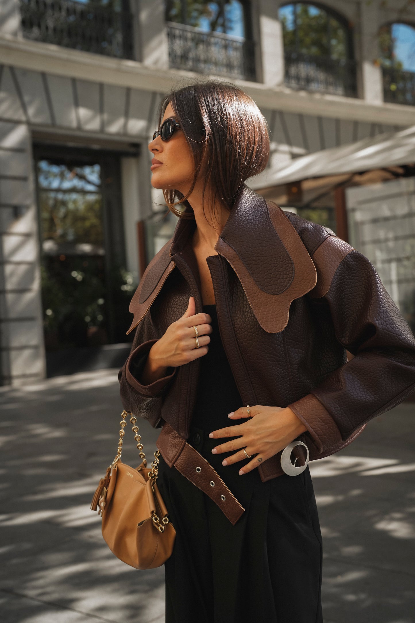 Textured Brown Jacket