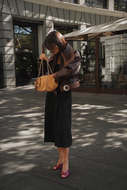 Textured Brown Jacket