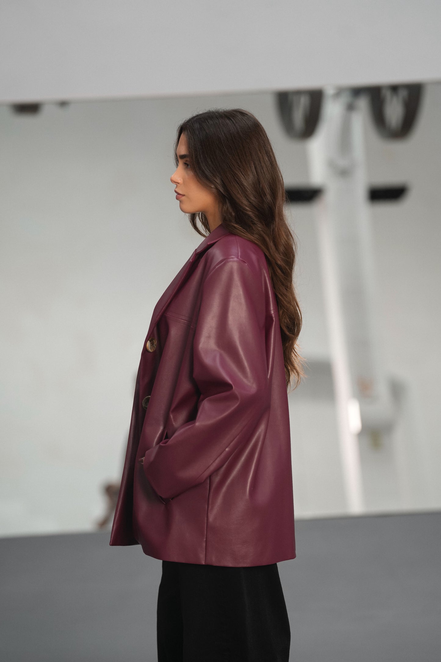 Timeless Burgundy Coat