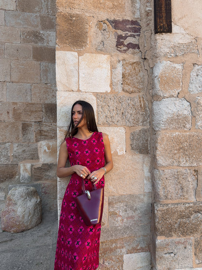 Laura Pink Dress Crochet Dress
