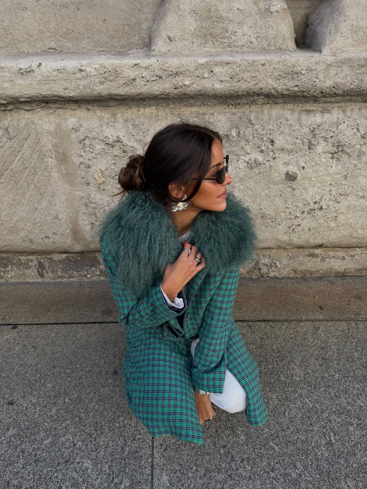BELLA MONGOLIAN FUR COAT