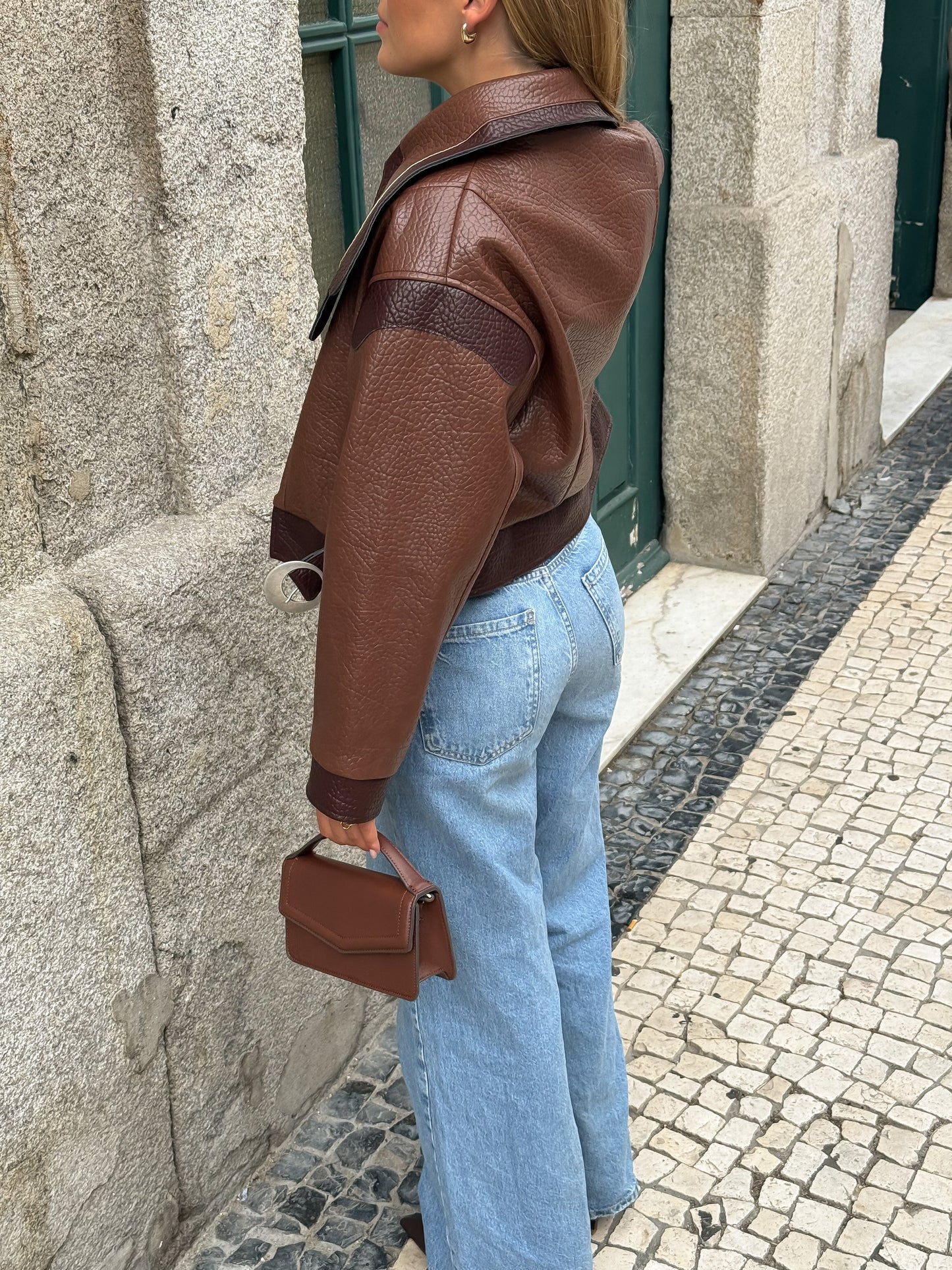 Textured Caramel Jacket