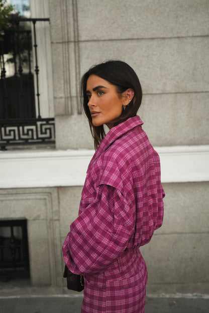 Checked Twill Jacket