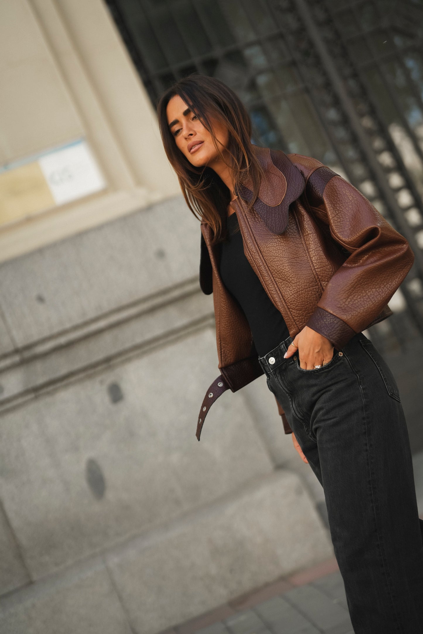 Textured Caramel Jacket