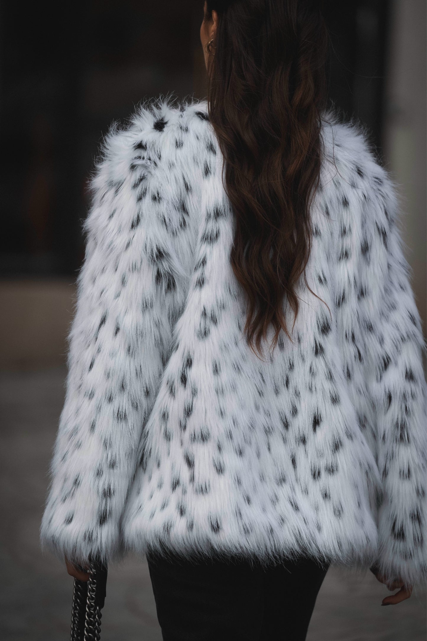 Animal Faux Fur Coat