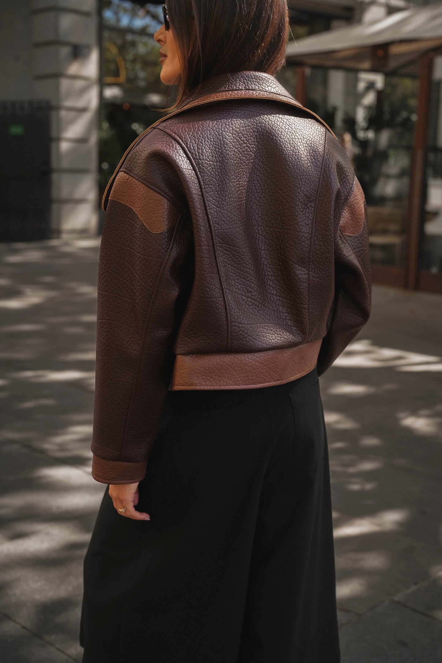 Textured Brown Jacket
