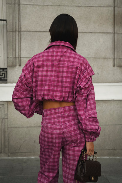 Checked Twill Jacket