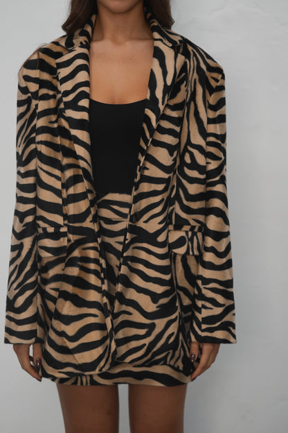 BLAZER ANIMAL PRINT