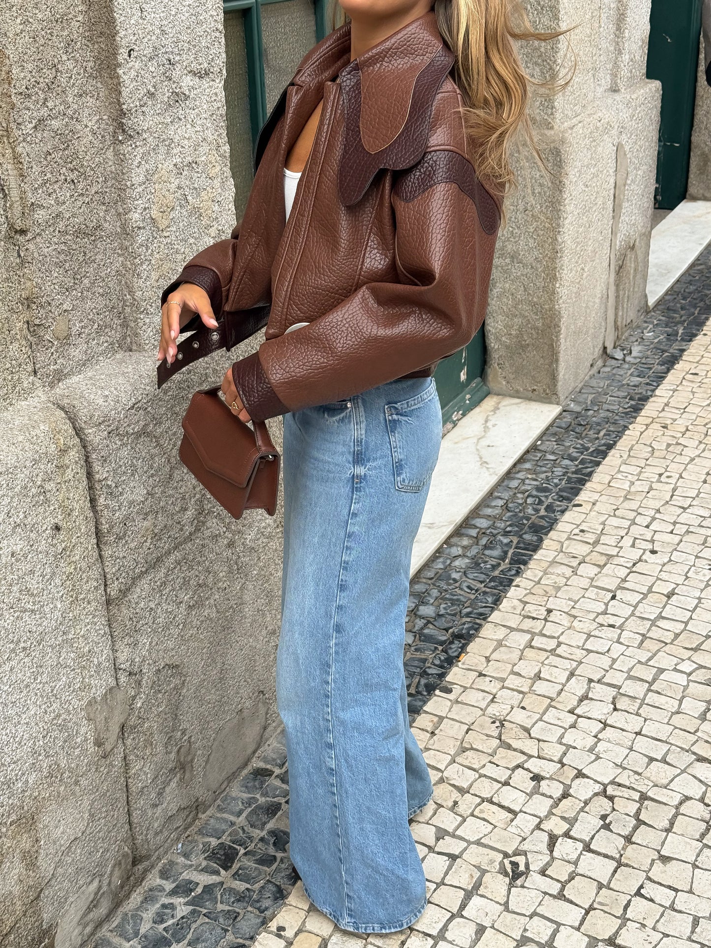 Textured Caramel Jacket