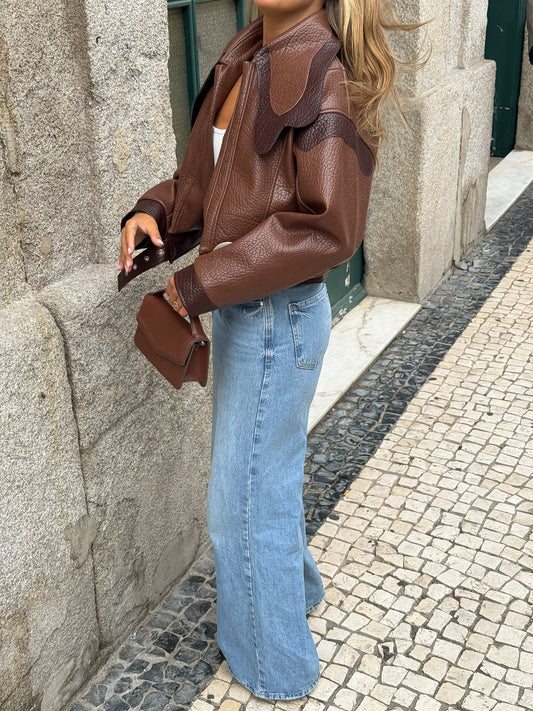 Textured Caramel Jacket