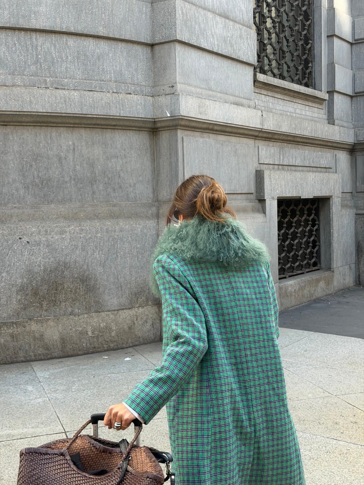 BELLA MONGOLIAN FUR COAT