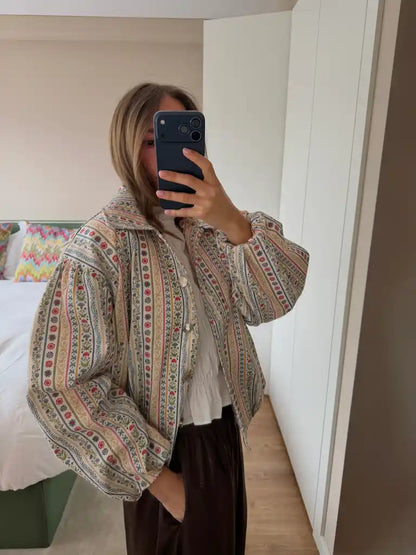 FLORAL VINTAGE JACKET