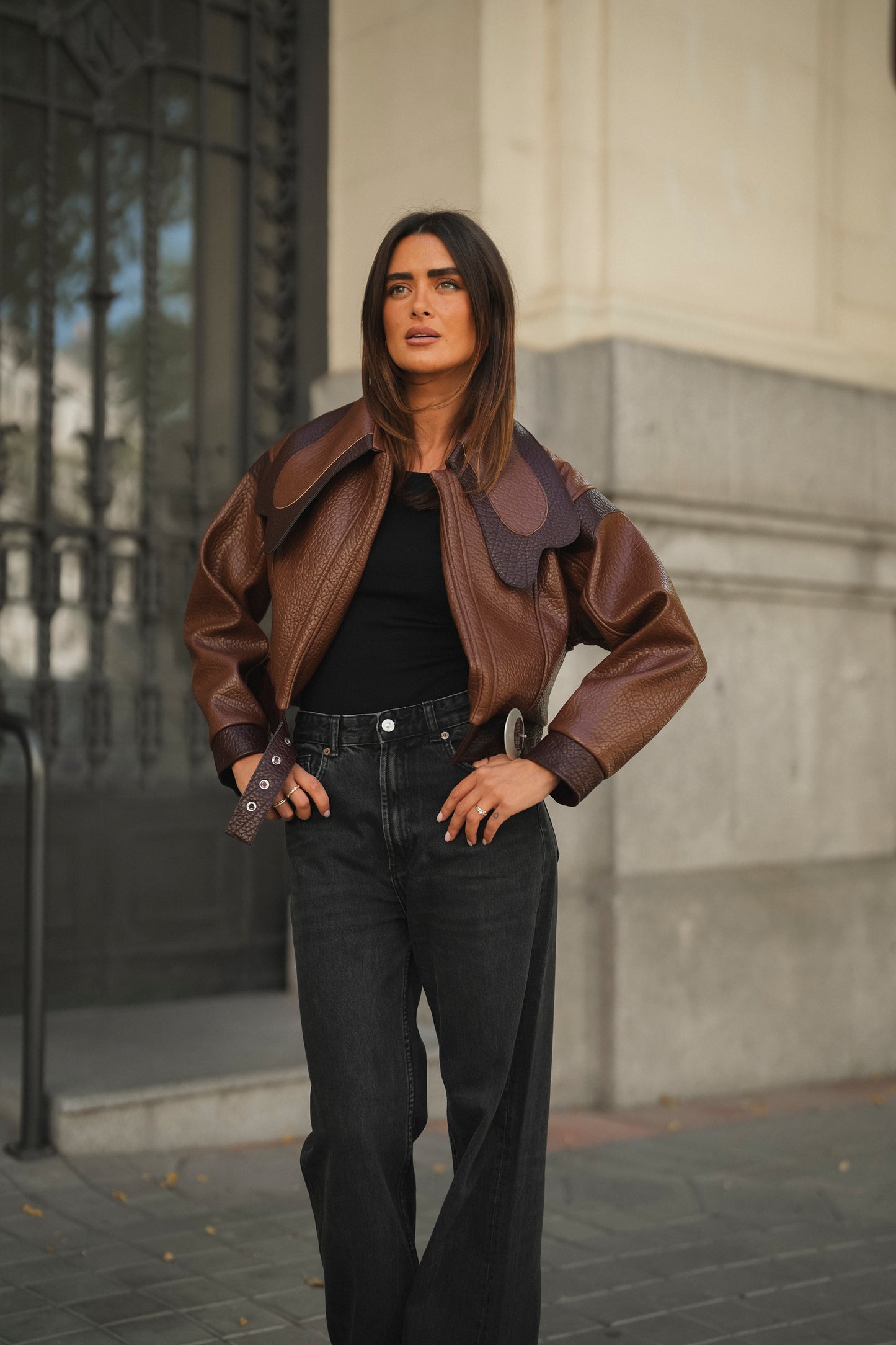 Textured Caramel Jacket