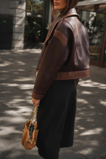 Textured Brown Jacket