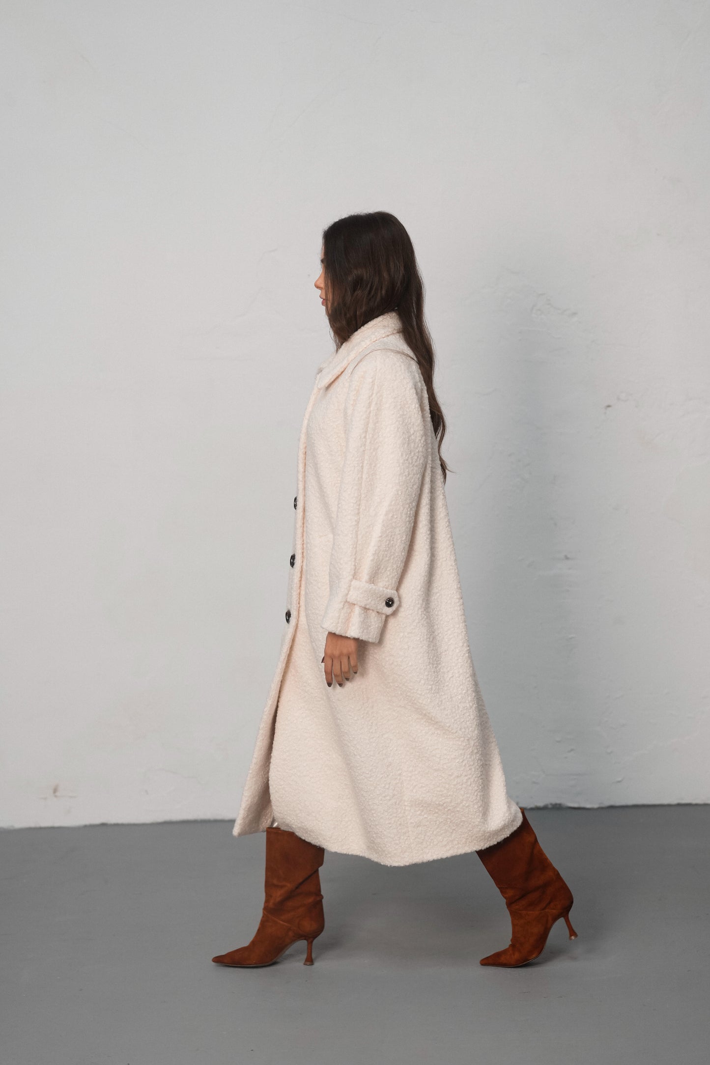 Bouclé Pearl Coat