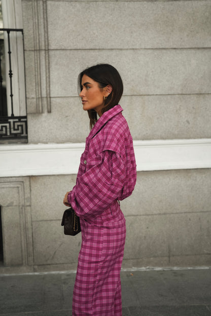 Checked Twill Jacket