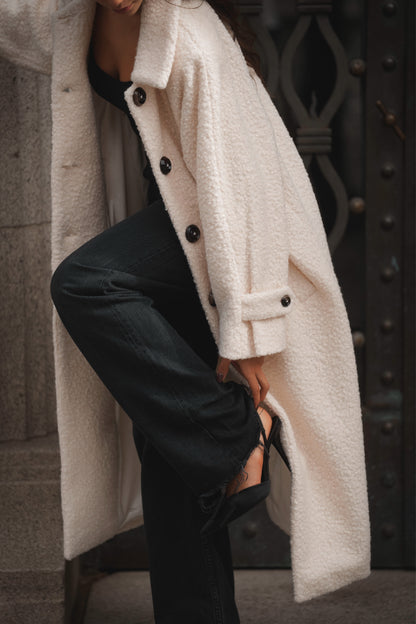 Bouclé Pearl Coat