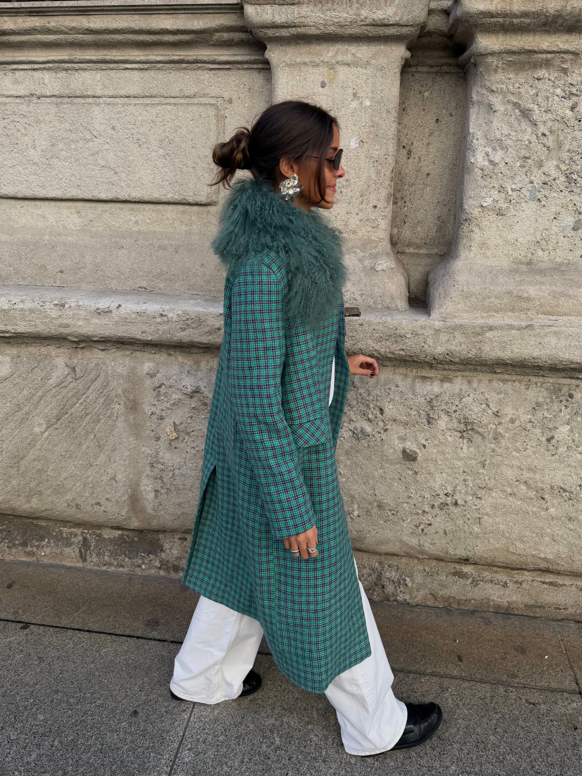 BELLA MONGOLIAN FUR COAT