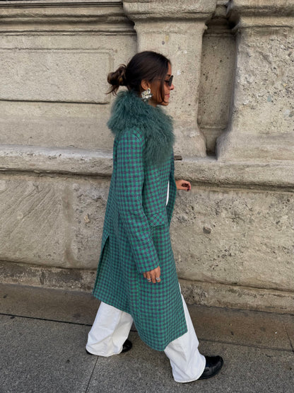 BELLA MONGOLIAN FUR COAT