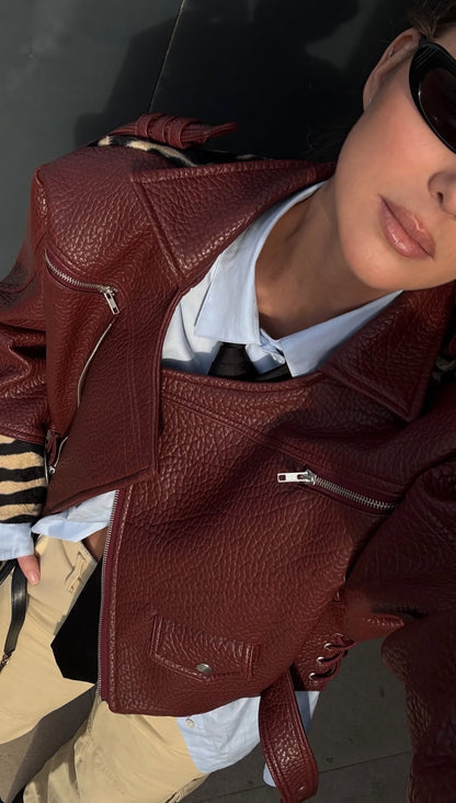 The Pinterest Jacket Burgundy