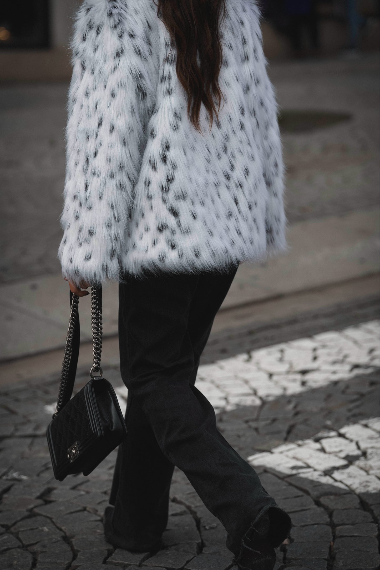 Animal Faux Fur Coat