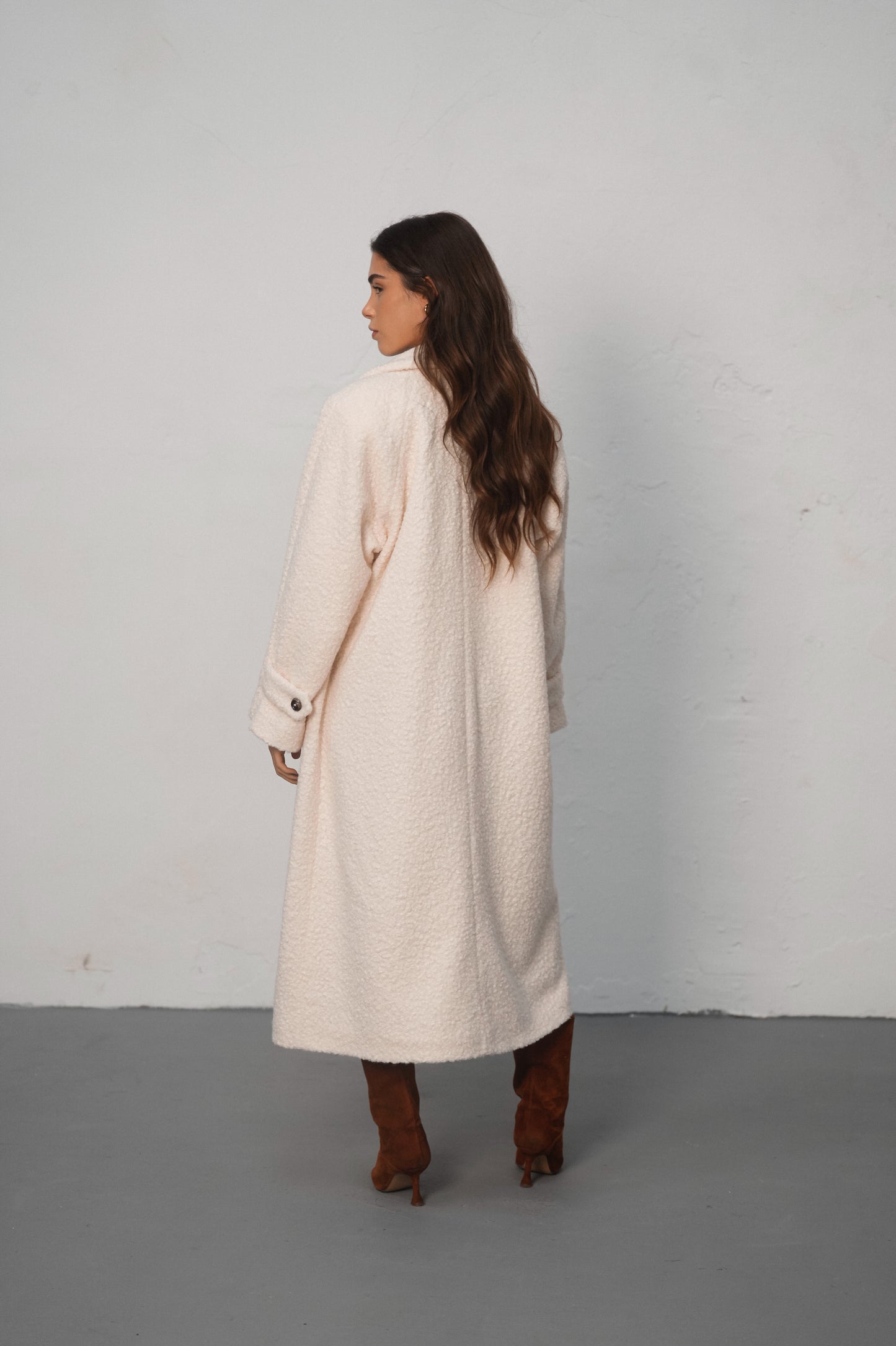 Bouclé Pearl Coat