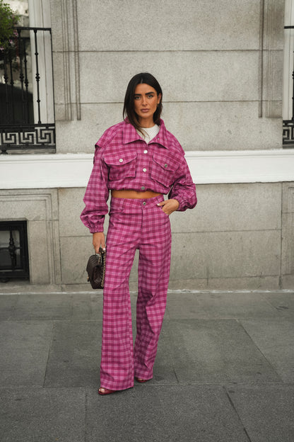 Checked Twill Jacket