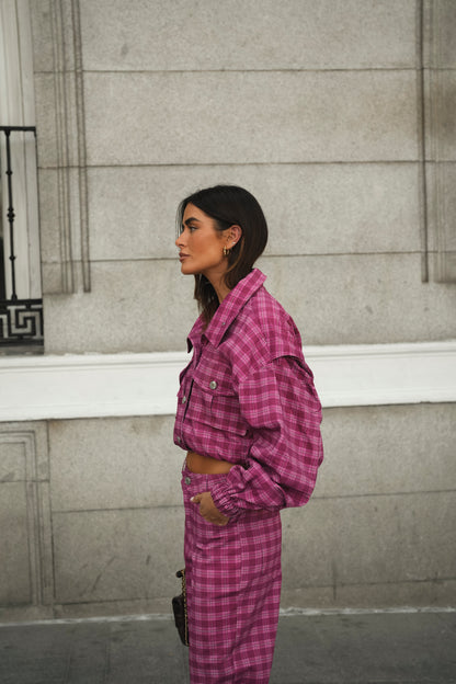 Checked Twill Jacket