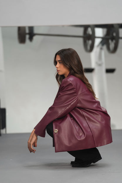 Timeless Burgundy Coat