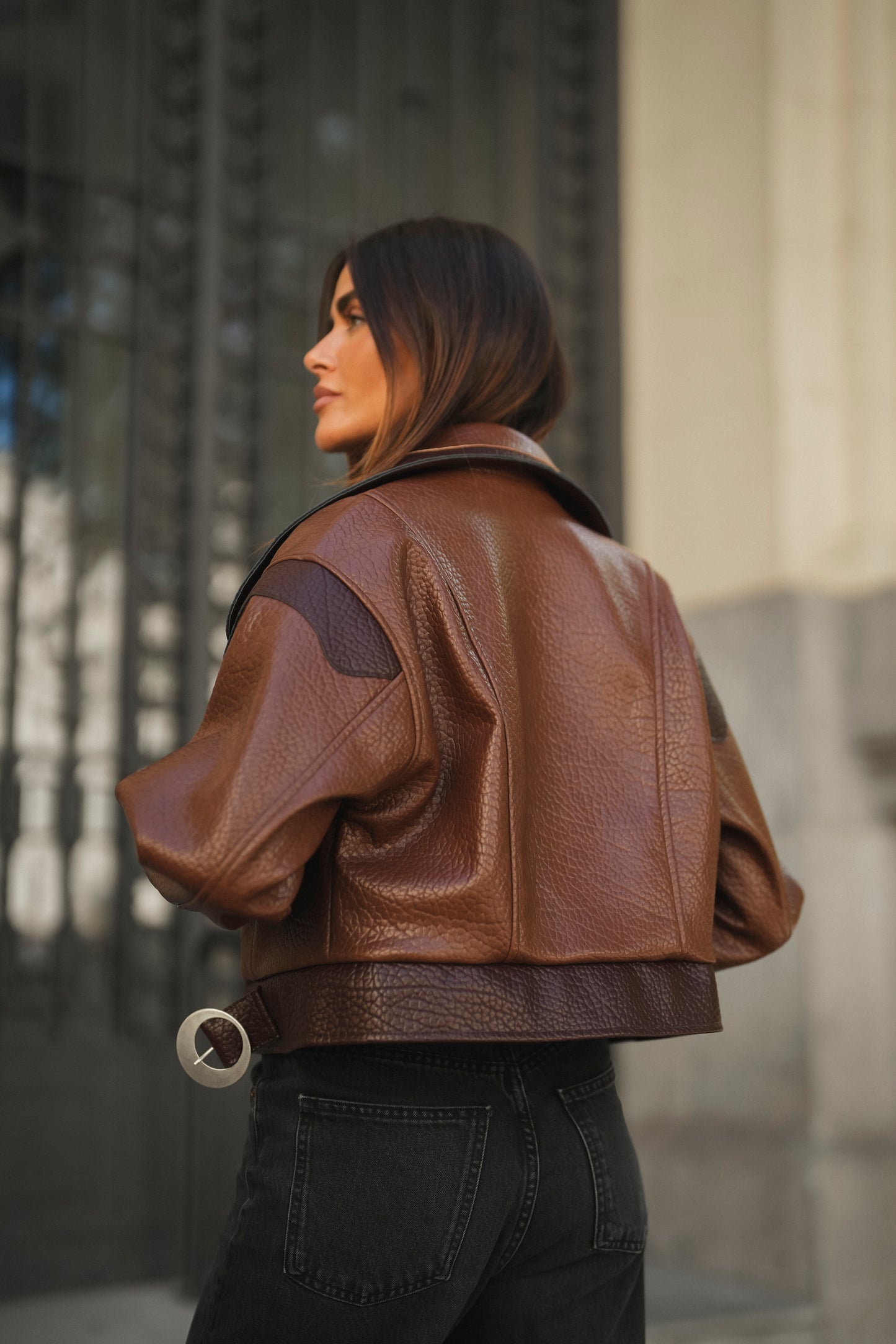 Textured Caramel Jacket