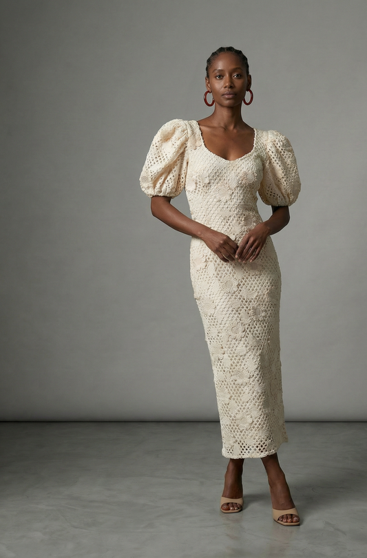 Crochet Ballon Dress
