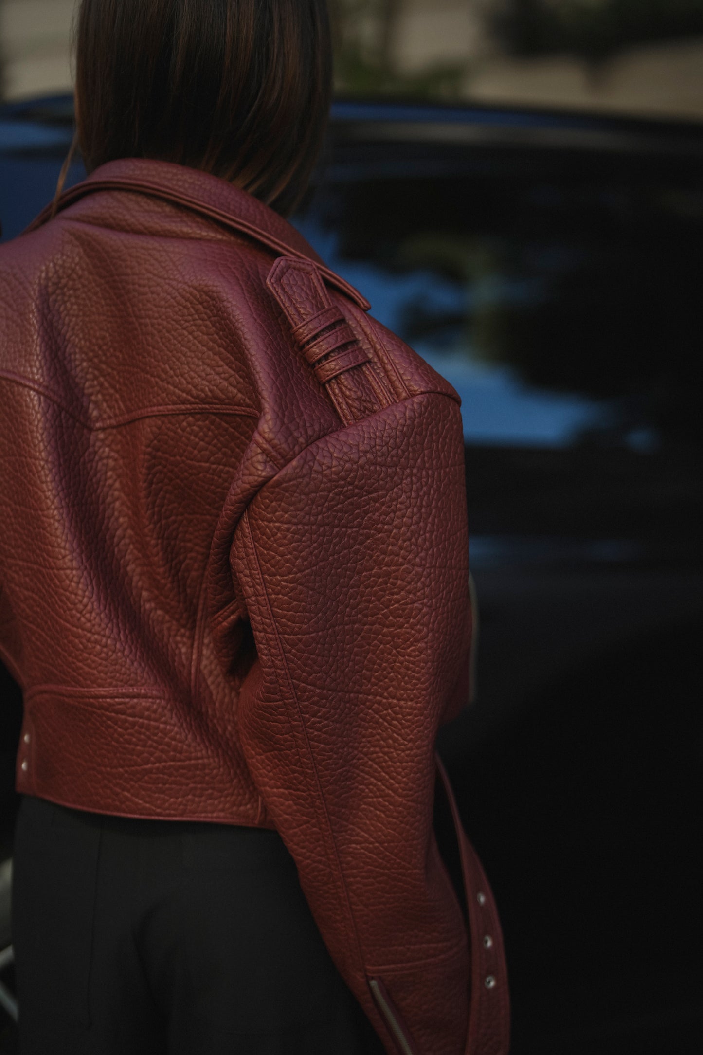 Burgundy City Jacket