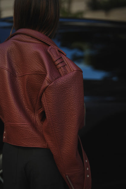 Burgundy City Jacket