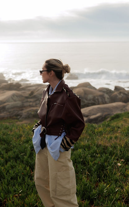 The Pinterest Jacket Burgundy