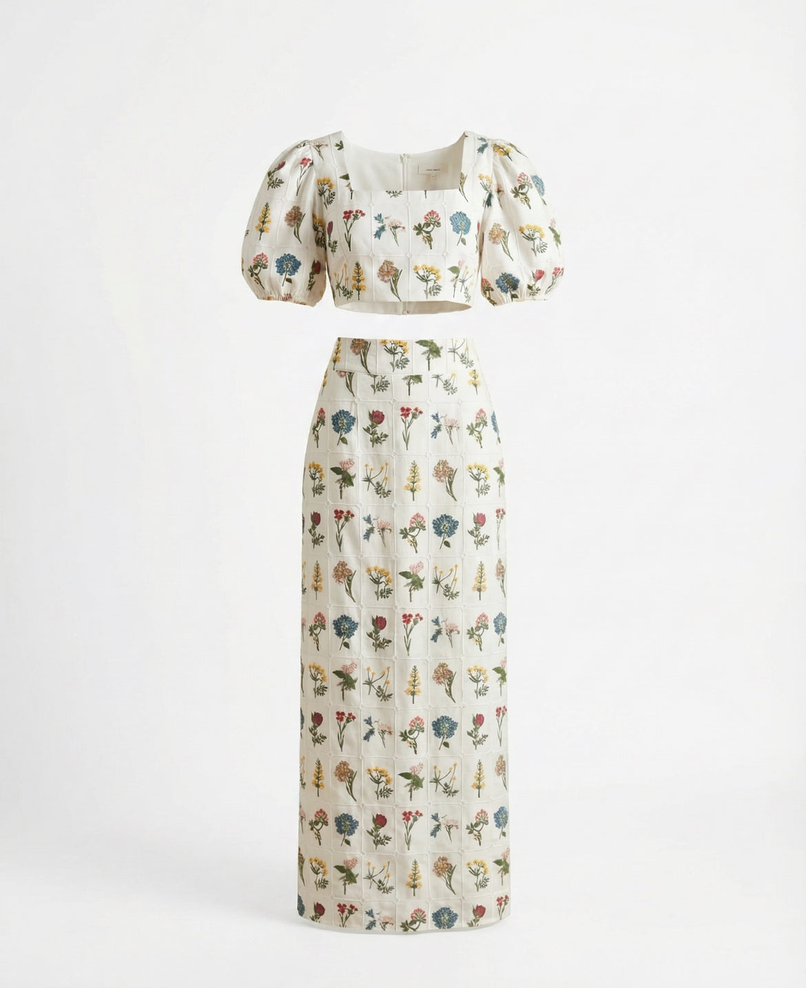 Embroidery Maxi Skirt