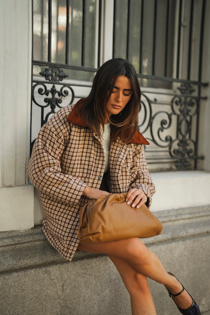 Checkered Padded Jacket