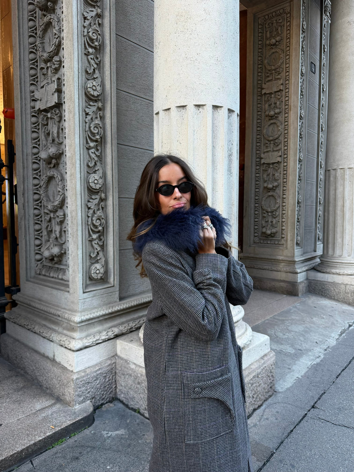 Candice Mongolian Fur Jacket