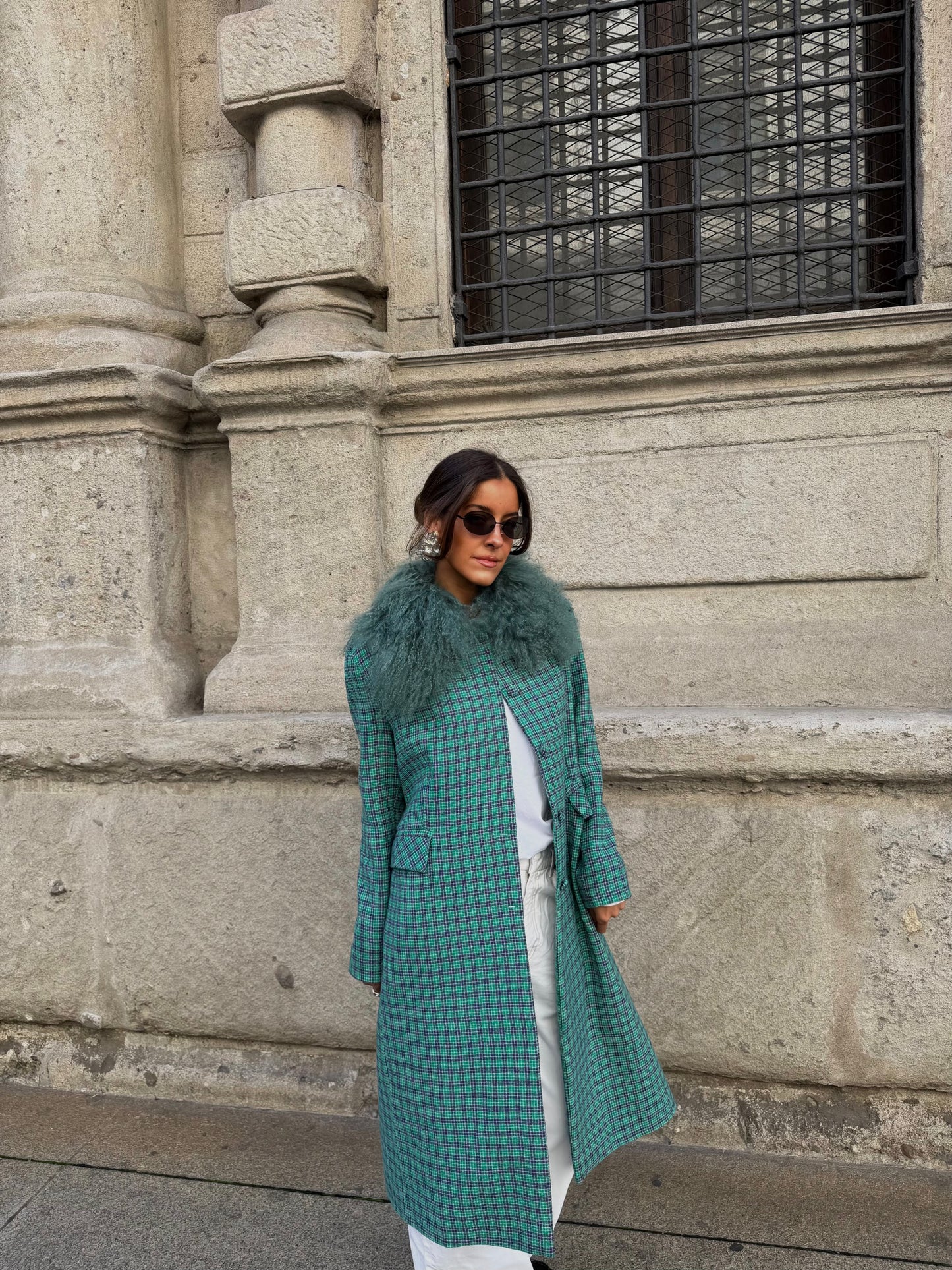 BELLA MONGOLIAN FUR COAT