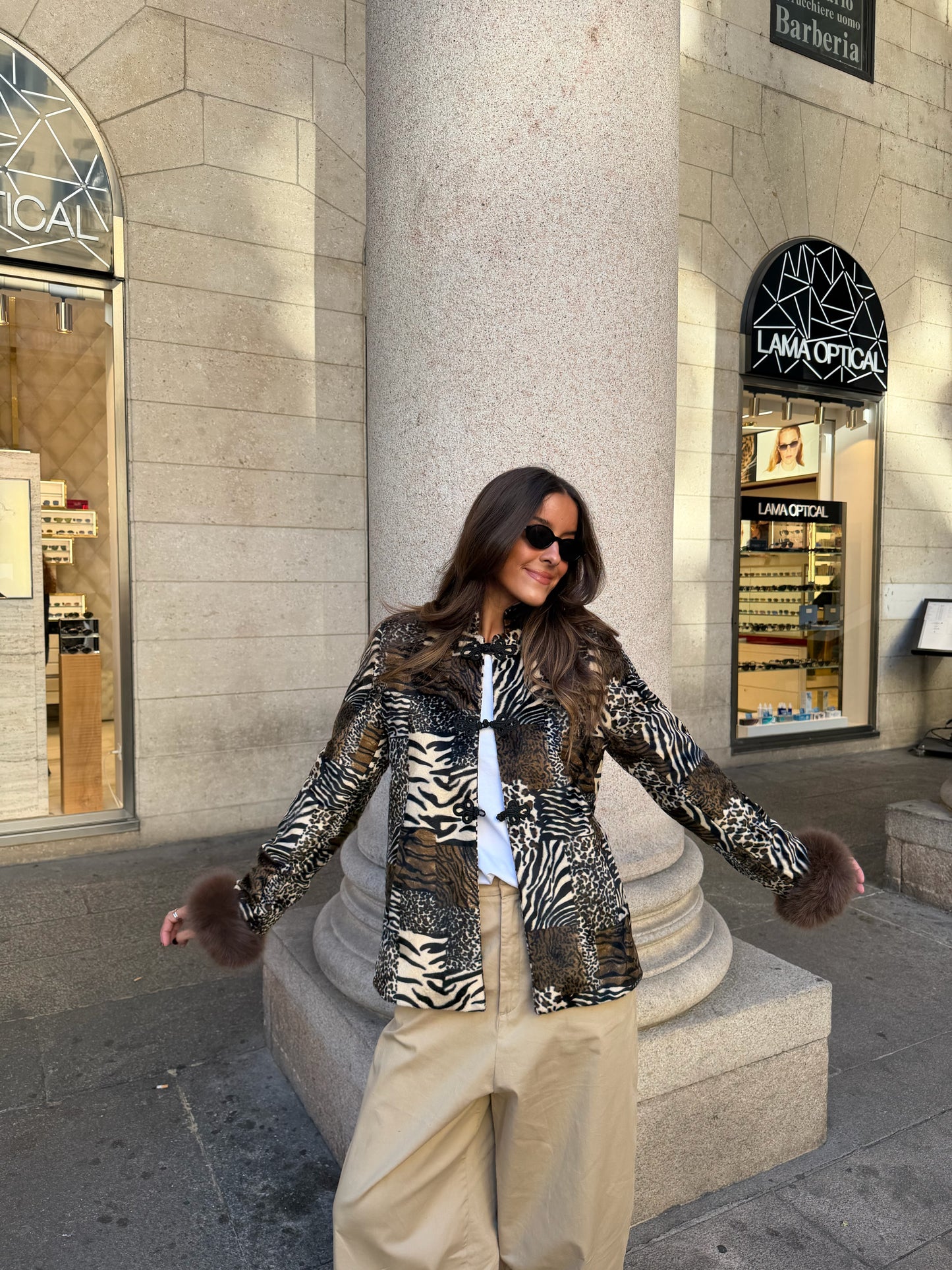 Isis Animal Print Jacket