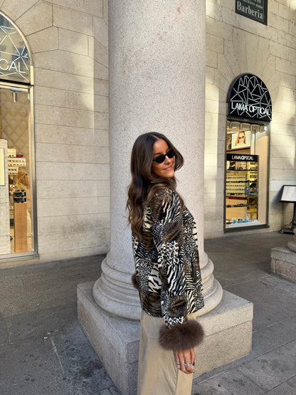 Isis Animal Print Jacket