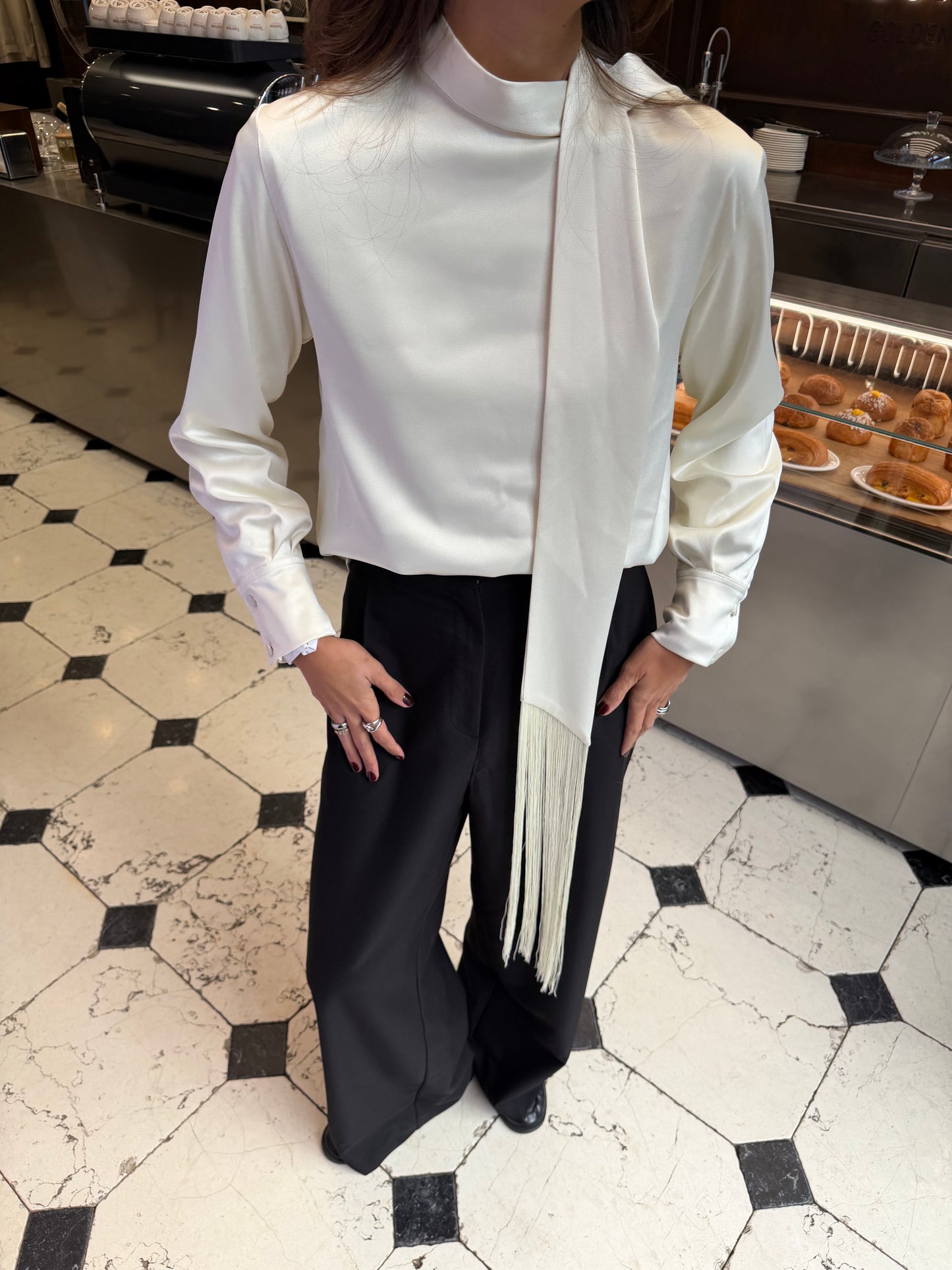 Johanna Satin Blouse