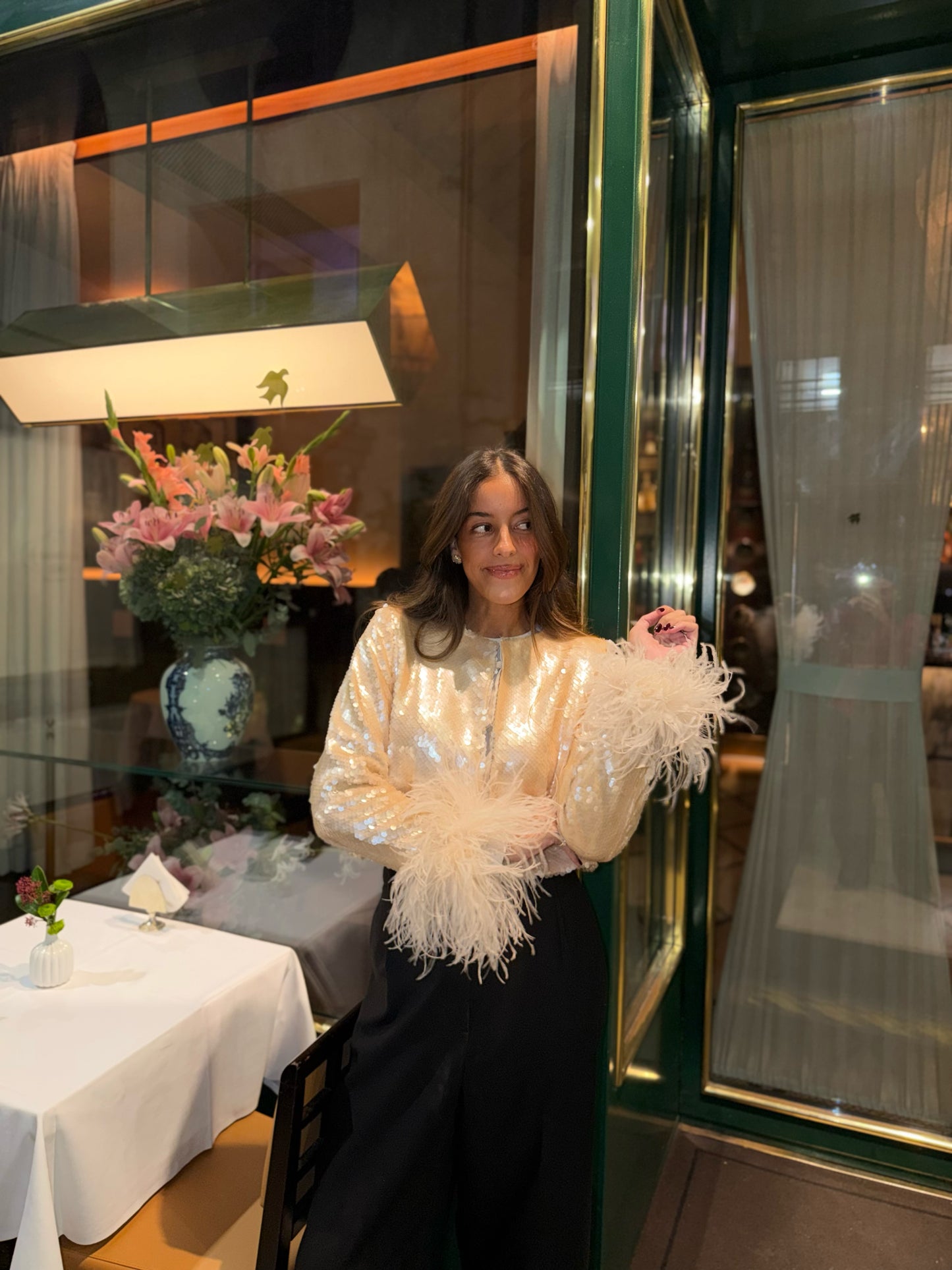 Caetana Feathers Jacket