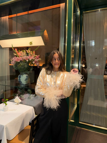 Caetana Feathers Jacket