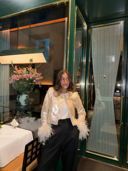 Caetana Feathers Jacket