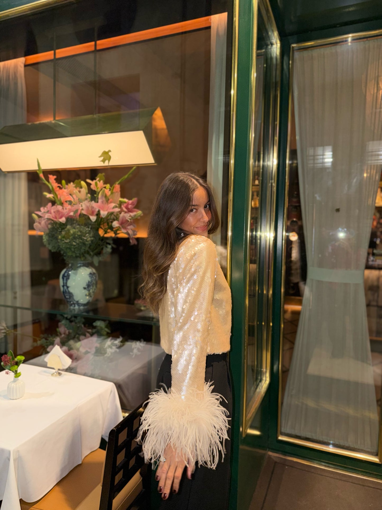Caetana Feathers Jacket