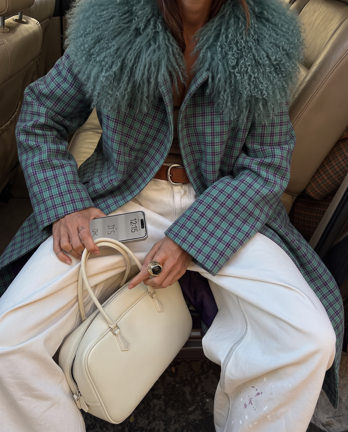 BELLA MONGOLIAN FUR COAT