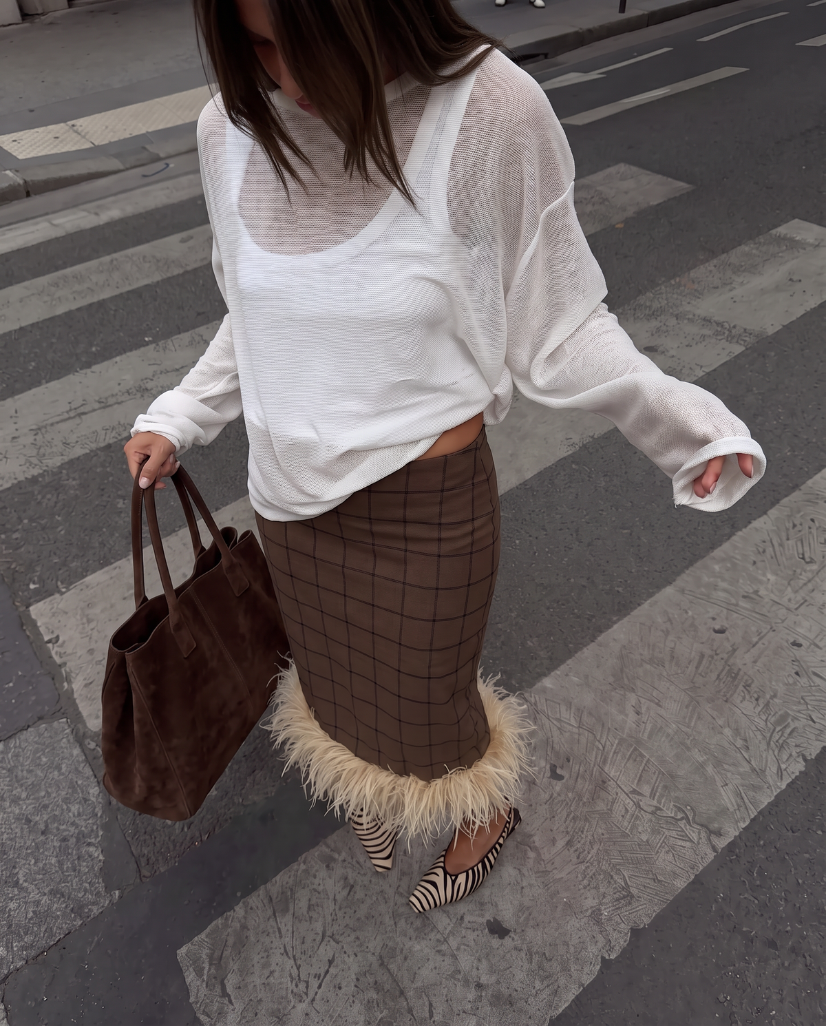 Livia Feathers Skirt